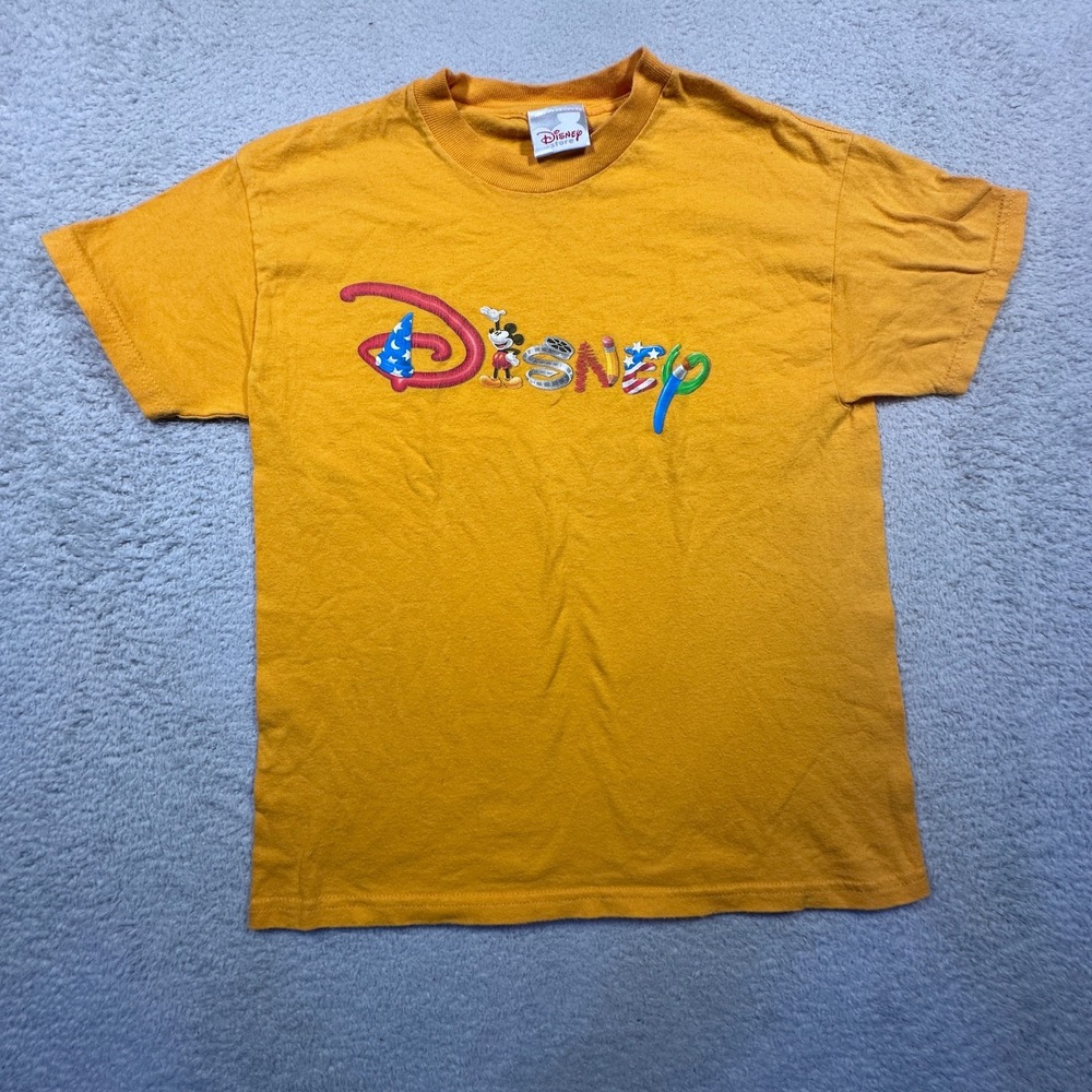 Vintage 90s Disney Store T-Shirt Mickey‎ Mouse Graphic Tee Youth M Made in USA